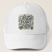 植物熱狂する婦人 キャップ (正面)