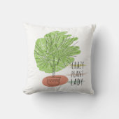 植物熱狂する婦人 クッション (正面)