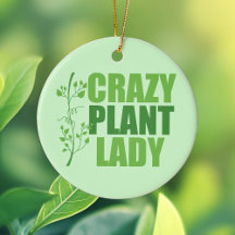 植物熱狂する婦人