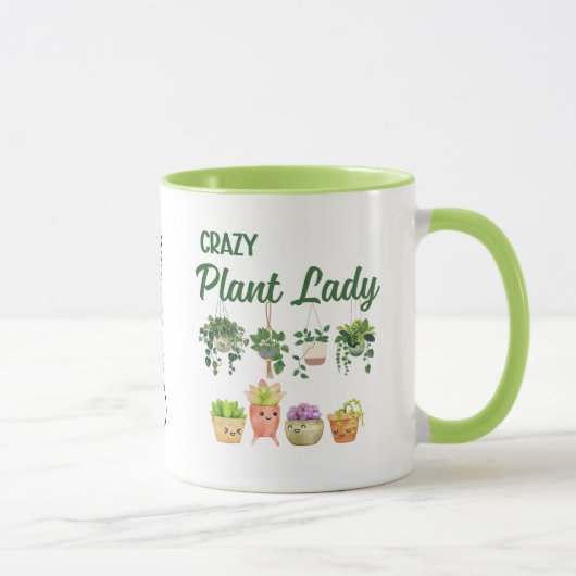 植物熱狂する婦人 マグカップ (右)