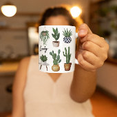 植物熱狂する菜園おもしろい庭師 コーヒーマグカップ