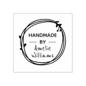 植物用の手作パーソナライズされたり素朴を作成する ラバースタンプ (インプリント)