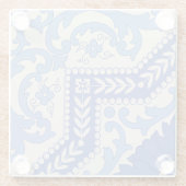 植物用ビーズ枠 ガラスコースター (裏面)