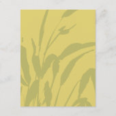 植物画の柑橘ウェディング同梱カード エンクロージャーカード (裏面)