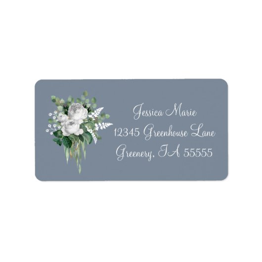 植物画エレガント面 ラベル (正面)