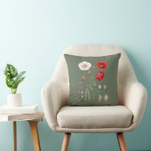 植物画フラワーアート クッション (椅子)