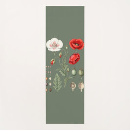植物画フラワーアート ヨガマット