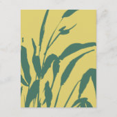 植物画風シトラス ウェディング同梱カード エンクロージャーカード (裏面)