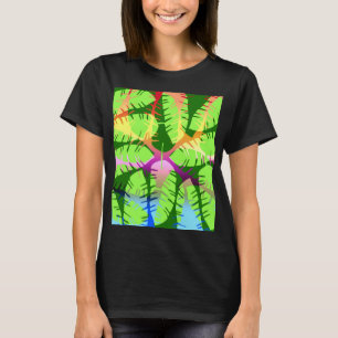 植物画風バナナの葉Tシャツ Tシャツ