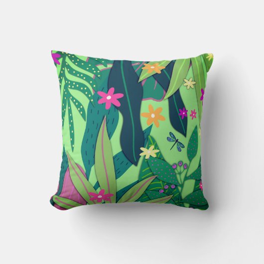 植物画 #12 レコレータ クッション (正面)
