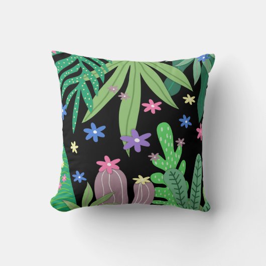 植物画 #5 クッション (正面)