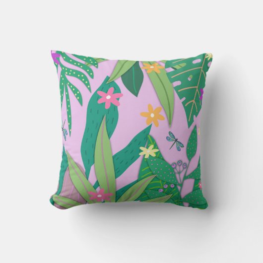 植物画 #9 クッション (正面)