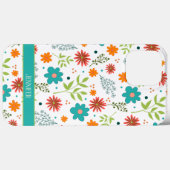 植物白モダンフローラガーリー名 Case-Mate iPhoneケース (裏面 (横))