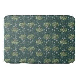 植物的モチーフ バスマット