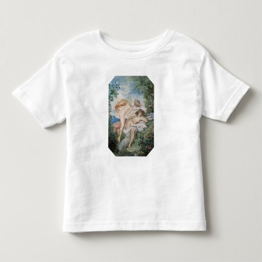 植物相およびそよ風 トドラーTシャツ (正面)