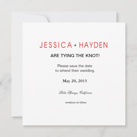 植物相の水彩保存日 セーブザデート (裏面)