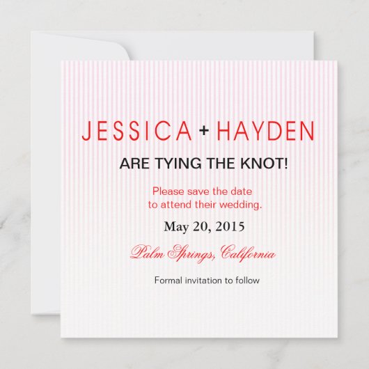 植物相のBotanicaの水彩画の花は日付を救います セーブザデート (裏面)