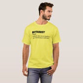 植物研究者の面白い定義Tシャツ Tシャツ (正面フル)