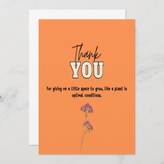 植物科学サンキューカード サンキューカード (正面/裏面)