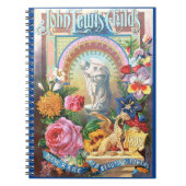 植物種ビクトリアンカタログ表紙ノート ノートブック (正面)