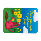 植物種子の大きな磁石 マグネット (横)