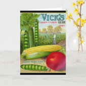 植物種子カタログ1909 カード (黄色い花)