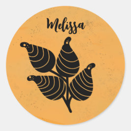 植物種子ポッド ラウンドシール