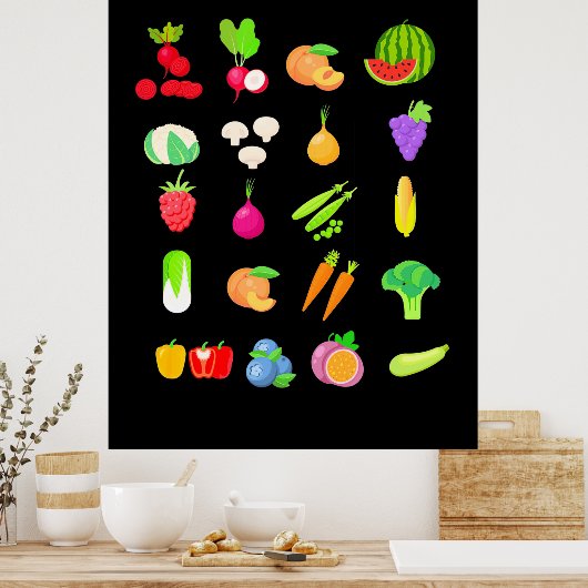 植物種 ポスター (キッチン)