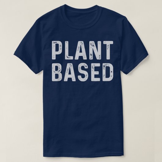 植物系ビーガンベジタリアン植物系ダイエット Tシャツ (デザイン正面)