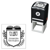 植物紋章・エクスリブリス・ブックネーム・エンボッサー セルフインキングスタンプ (インサイチュ)