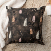 植物素朴の秋色調和 クッション (ブランケット)