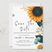 植物素朴園緑ひまわり結婚の セーブザデート (正面)