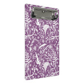 植物紫モダン ミニクリップボード (アングル)