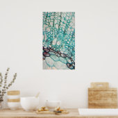 植物細胞マイクログラフィ ポスター (キッチン)