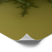 植物細胞 – フラクタルアート ポスター (角)