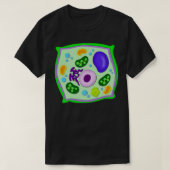 植物細胞 Tシャツ (デザイン正面)