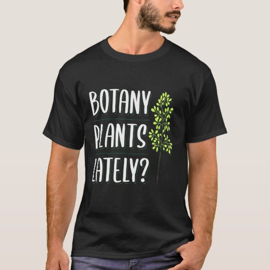 植物群最近植物学者アパレル Tシャツ (正面)