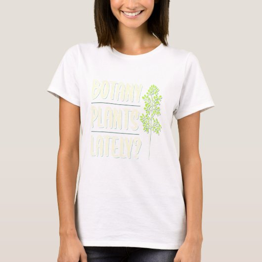 植物群最近植物学者アパレル Tシャツ (正面)