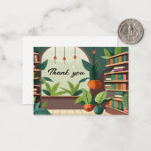 植物聖域ブラウン・グリーン離れ図書館 ノートカード (正面/裏面インサイチュ)