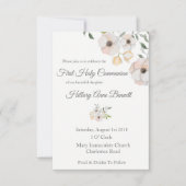 植物聖餐式 招待状 (正面)