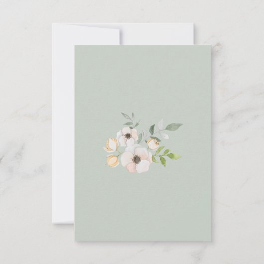 植物聖餐式 招待状 (裏面)