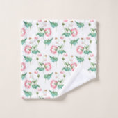 植物花とミツバチ バスタオルセット (ウォッシュタオル)