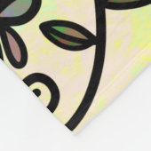 植物花びら毛布 フリースブランケット (角)