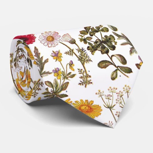 植物花ネクタイ ネクタイ (ロール)