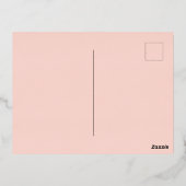 植物花ママの挨拶 箔シーズンポストカード (裏面)