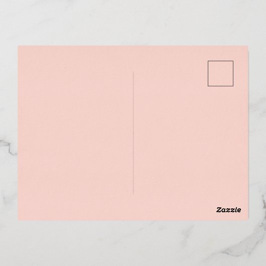 植物花ママの挨拶 箔シーズンポストカード (裏面)