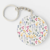 植物花春フローラアクリル キーホルダー (正面)