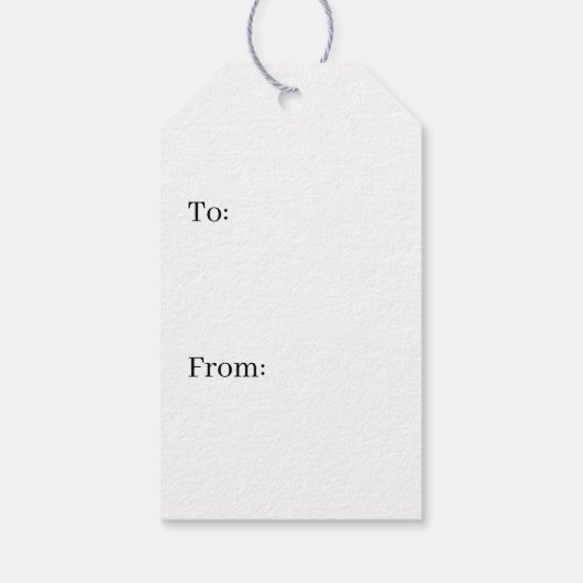 植物花柄 ギフトタグ (裏面)