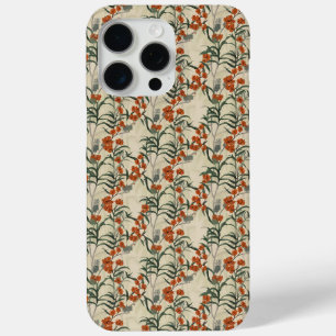 植物花柄 iPhone 15 PRO MAXケース