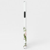 植物花水彩名前をカスタムする iPhoneケース (右側)